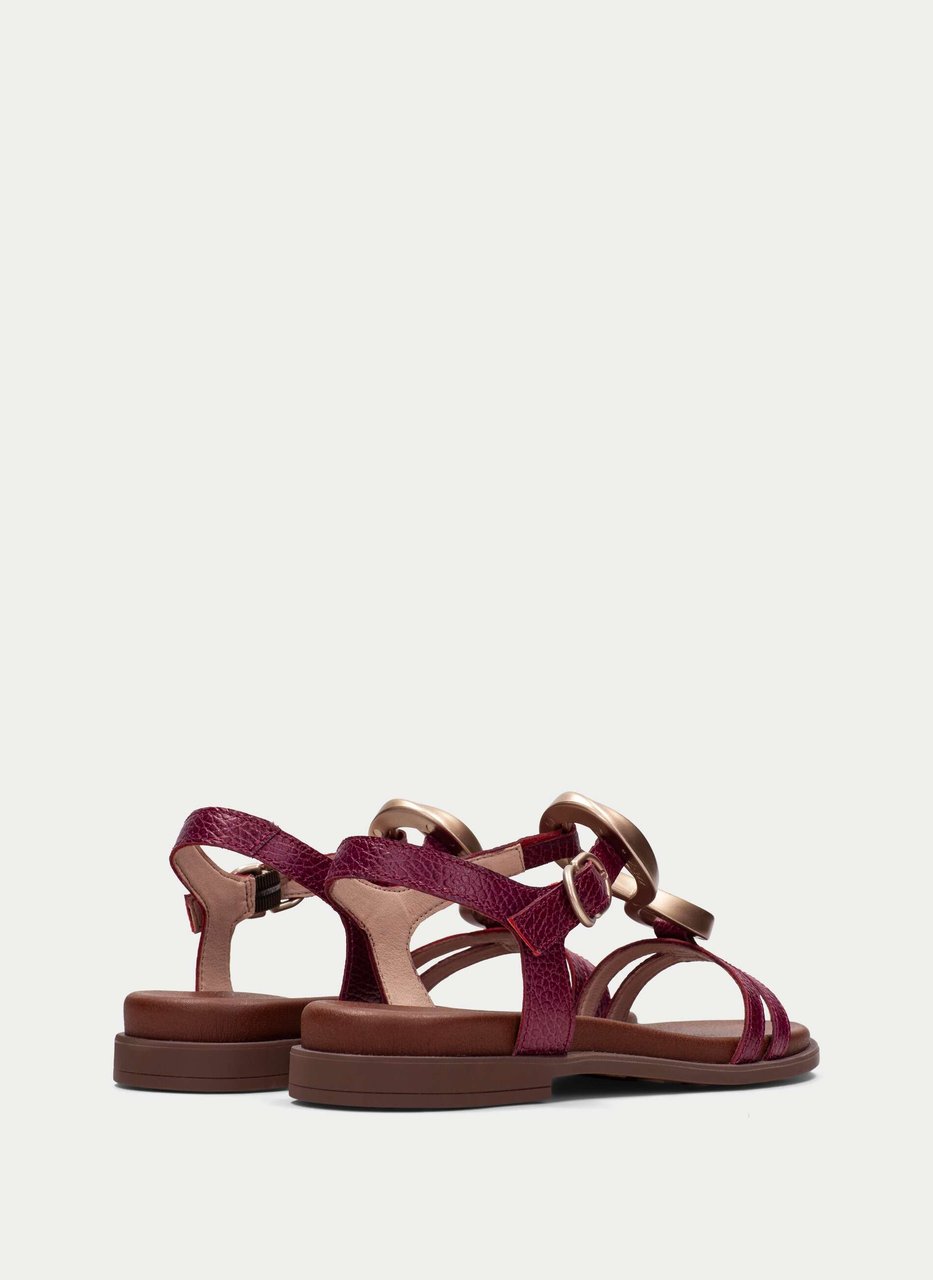flat sandal bali cherry