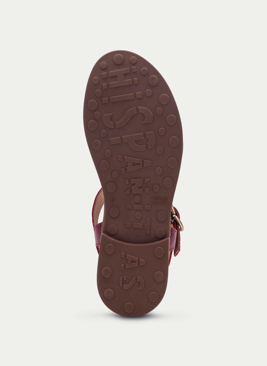 flat sandal bali cherry
