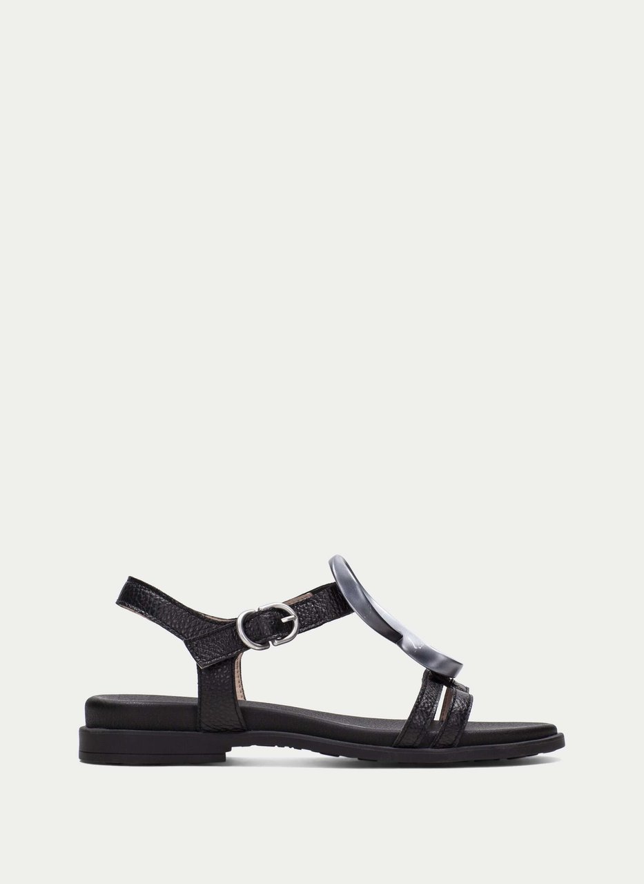 flat sandal bali black
