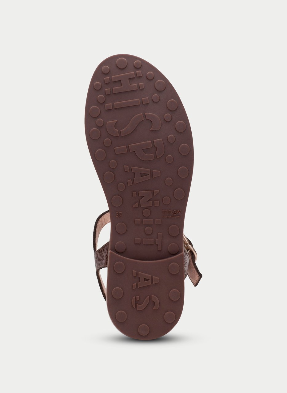 flat sandal bali hazelnut