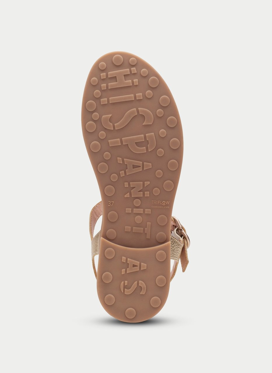 flat sandal bali platin
