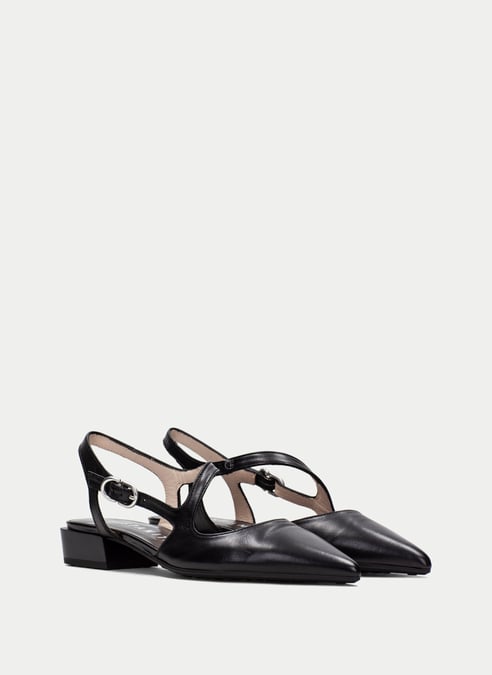 scarpe senza-tacco lila nero - hispanitas