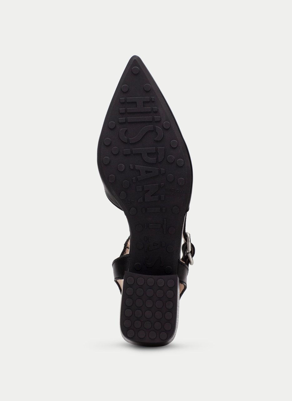 slingpump lila schwarz