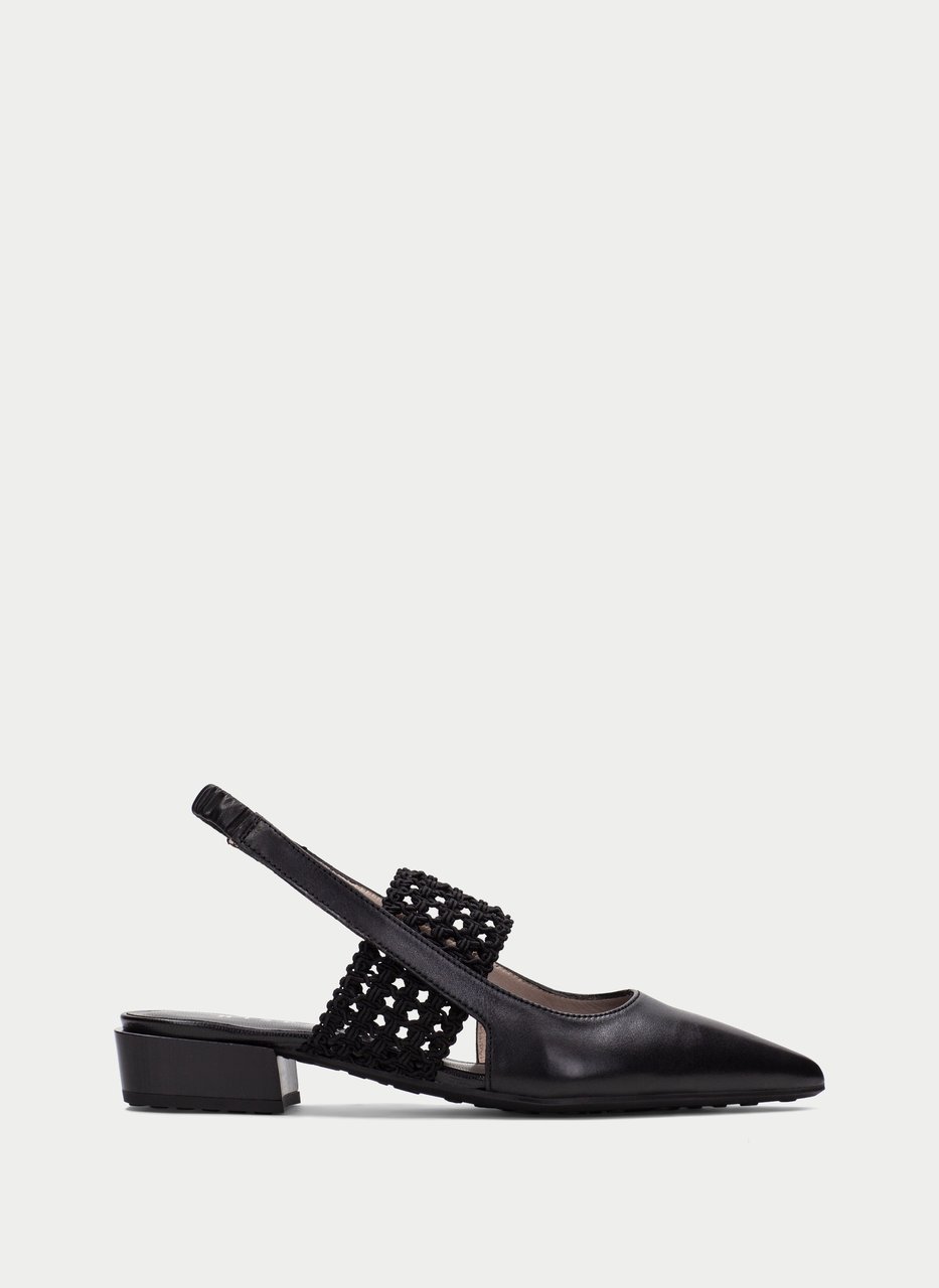 slingback lila black