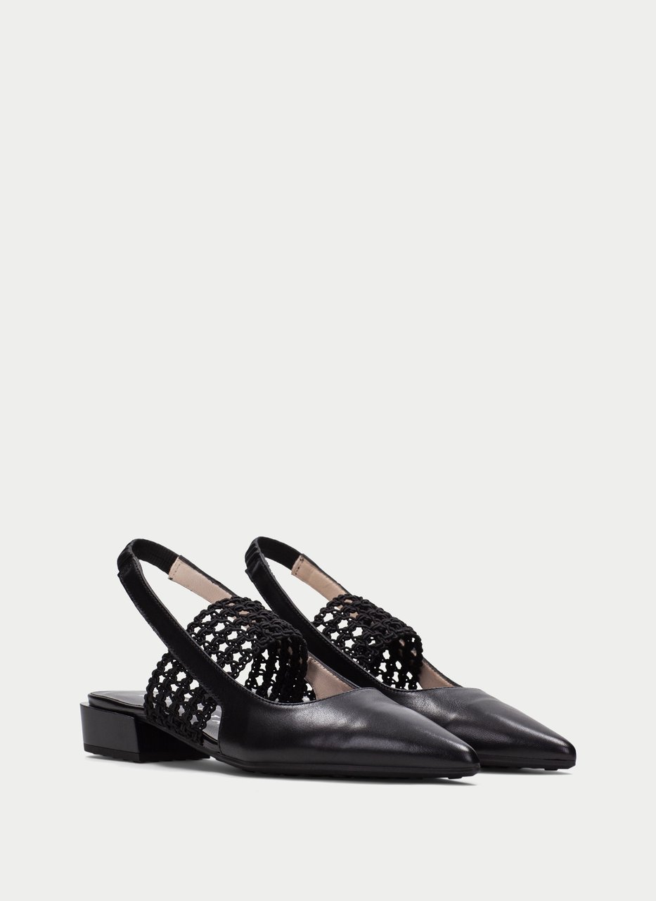slingback lila black
