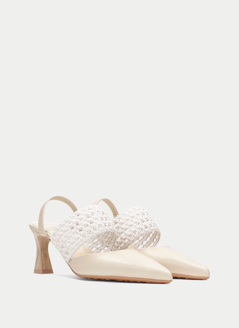 Mule HV264779 CREAM SHOES 60146 | HISPANITAS ®️