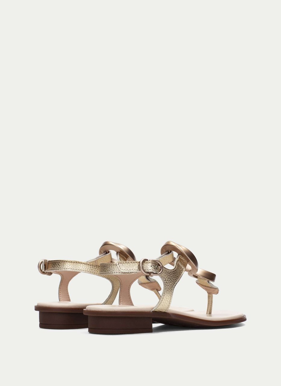 flat sandal ibiza platin