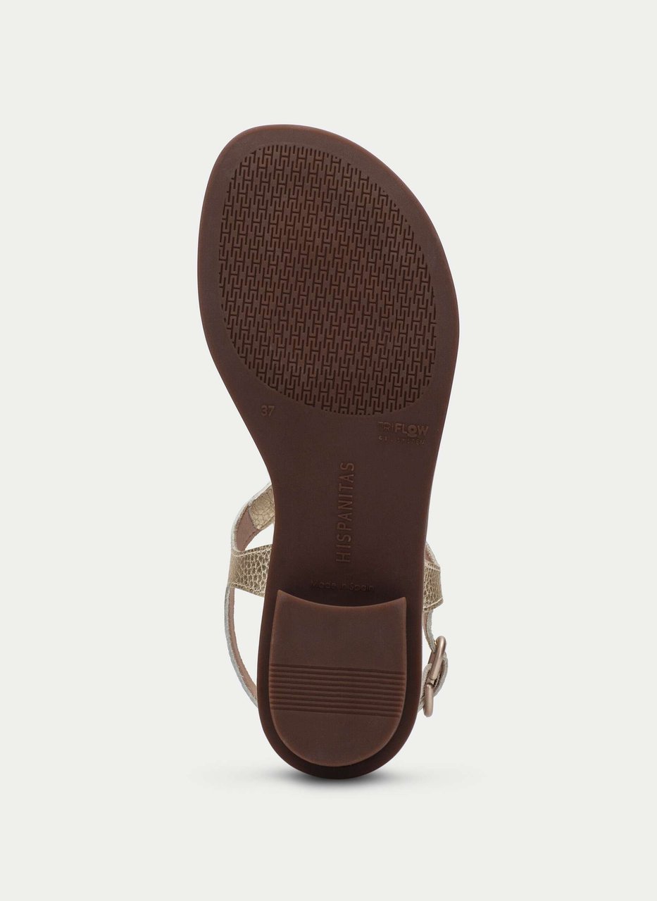 flat sandal ibiza platin