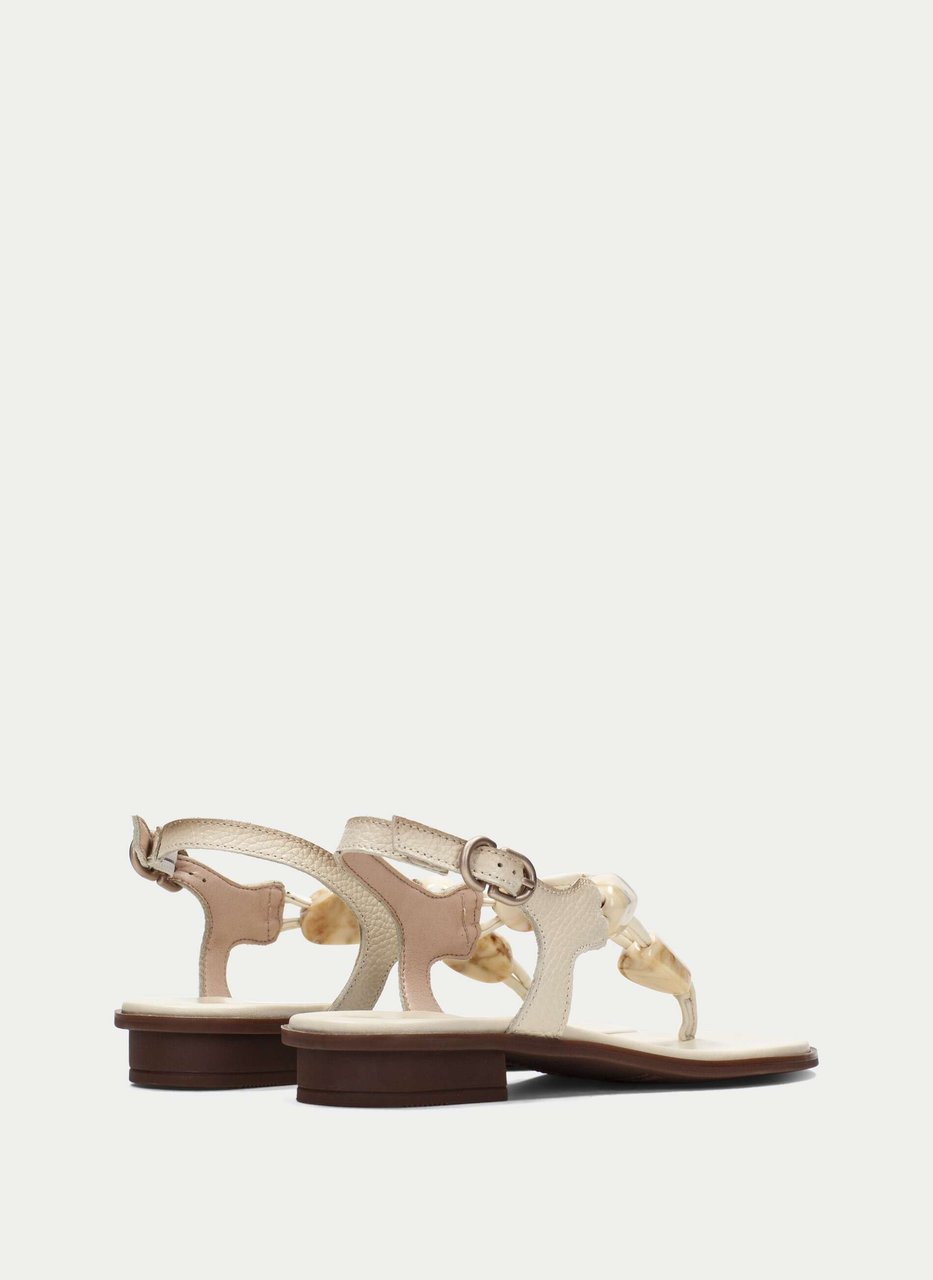 flat sandal ibiza creme