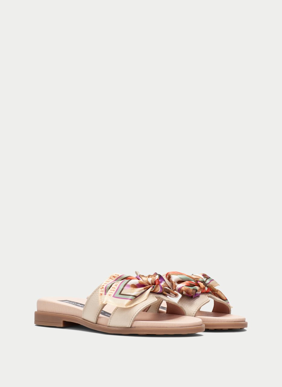 flat sandal bali cream