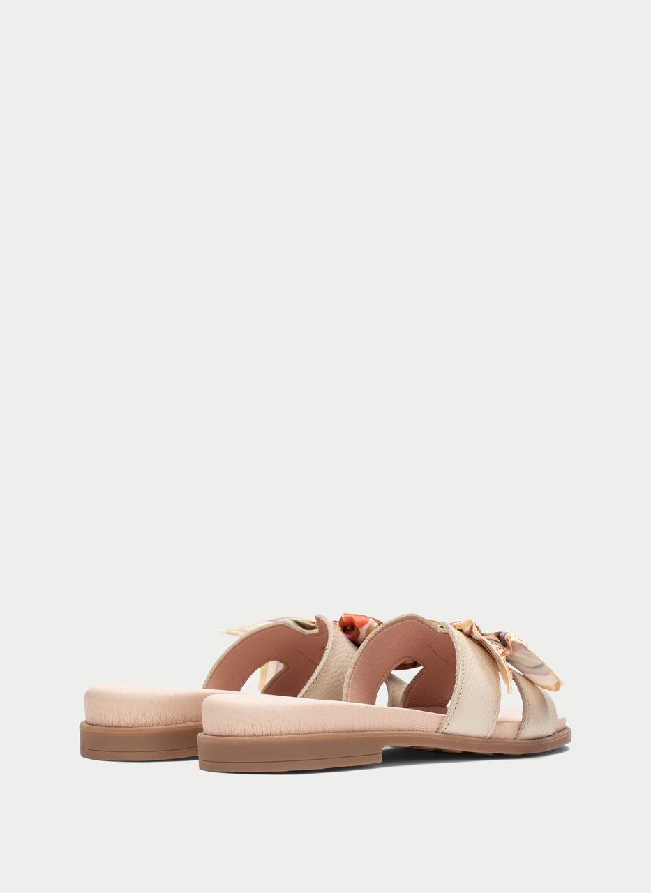 flat sandal bali cream