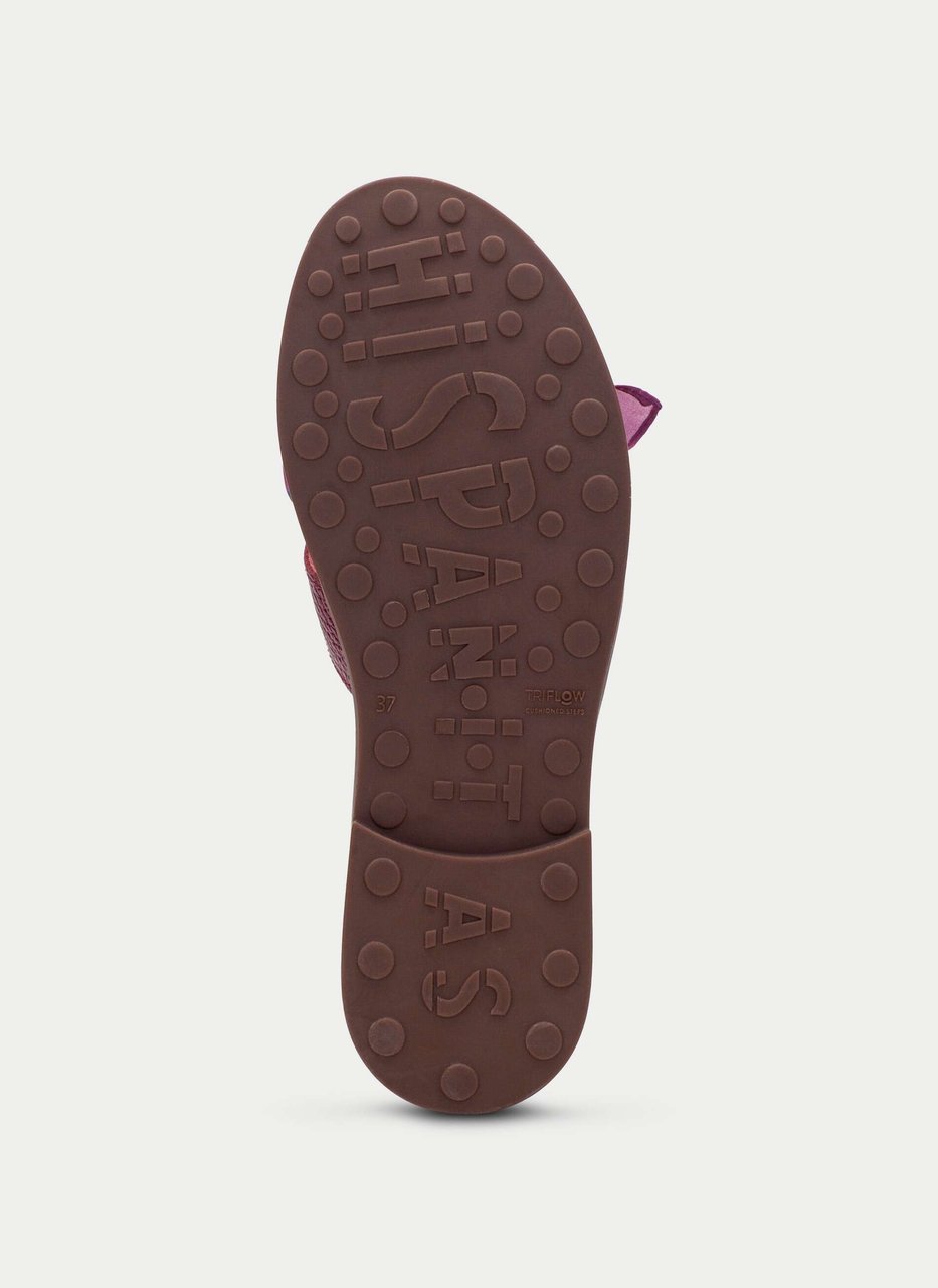 flat sandal bali cherry