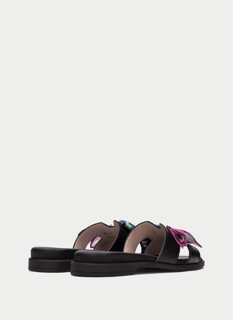 flat sandal bali preto