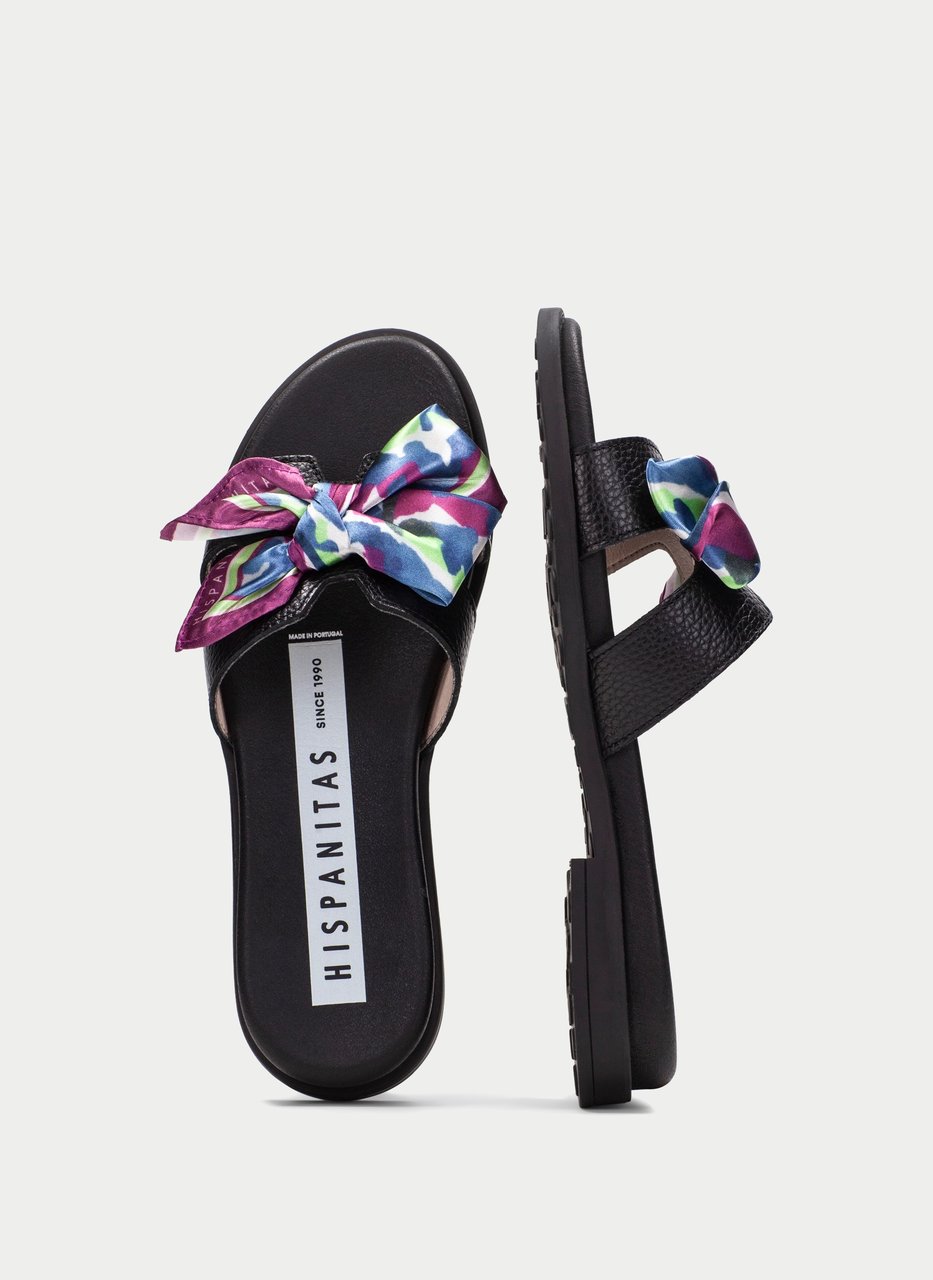 flat sandal bali preto