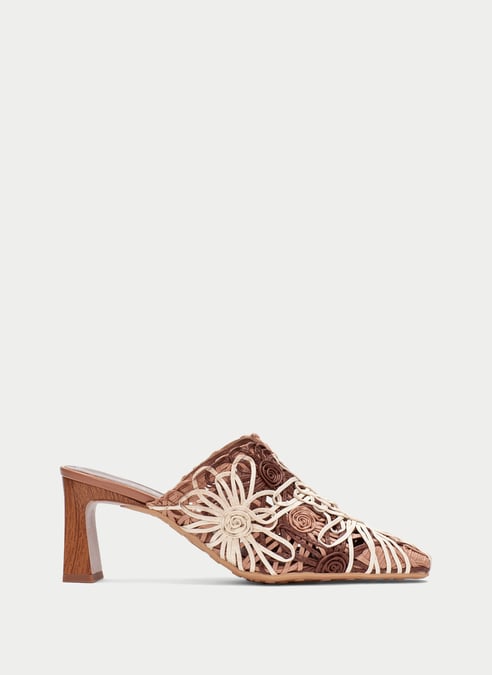 schuhe mule amapola natural - hispanitas