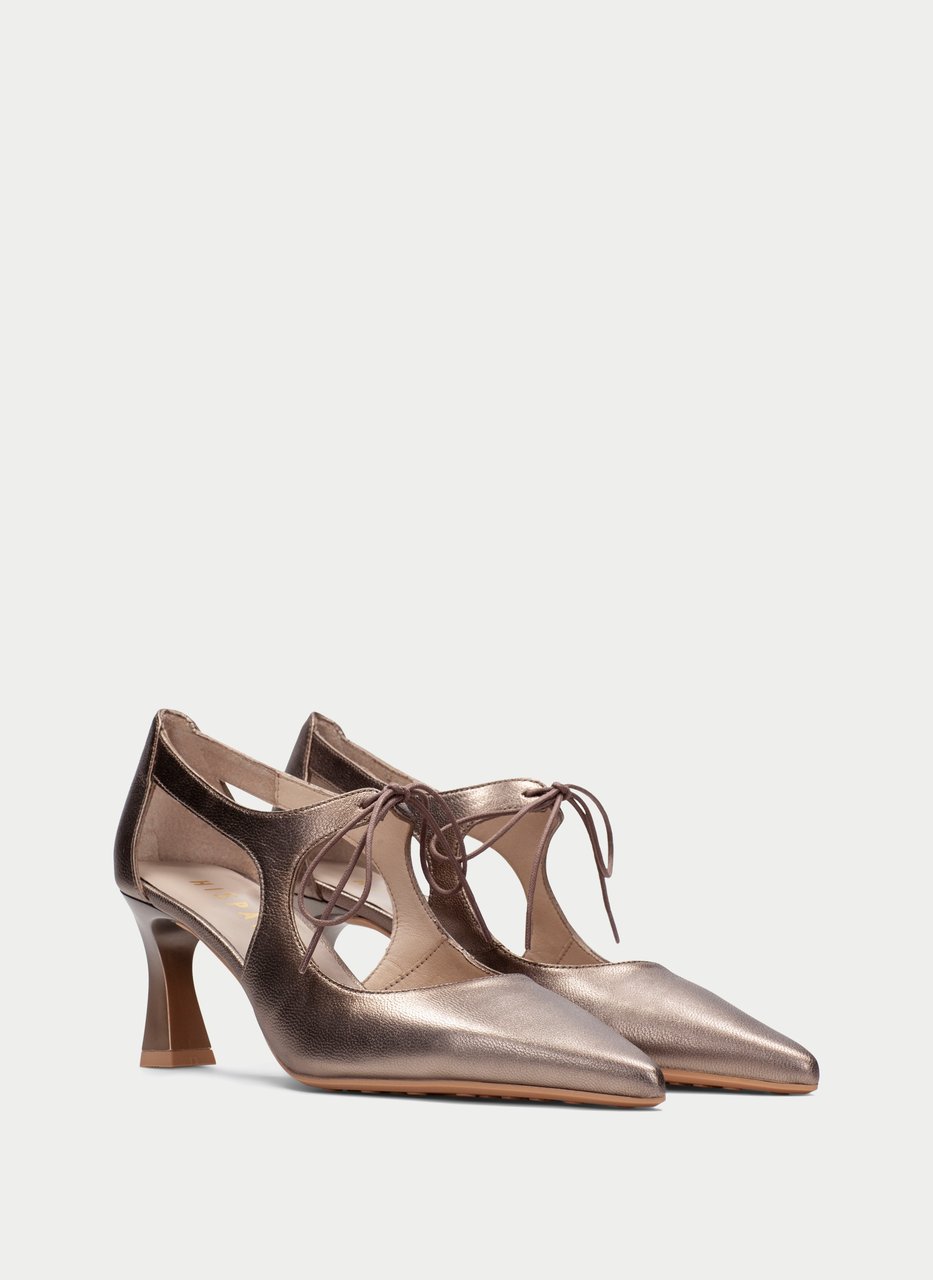 chaussure à talons giorgia metal-taupe