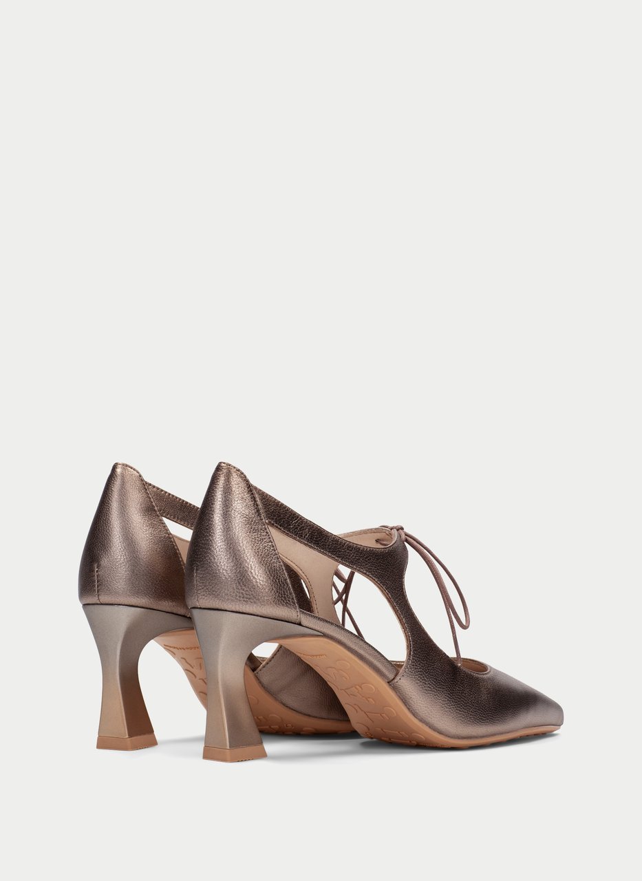 chaussure à talons giorgia metal-taupe
