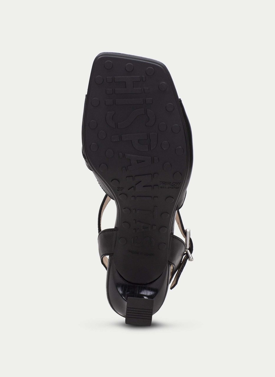 heeled sandal rosa black