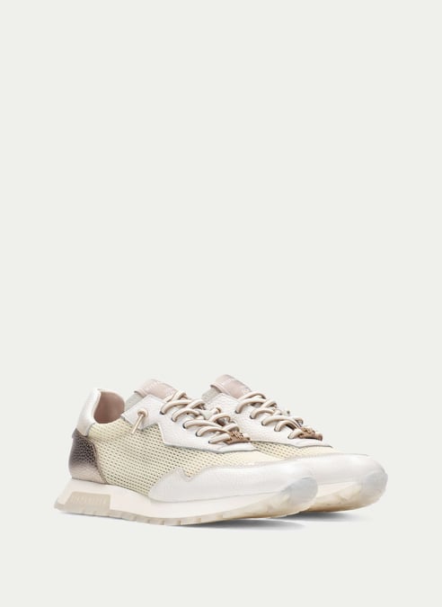 scarpe sportivi oregon bianco-giallo-champagne - hispanitas