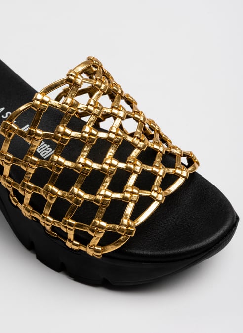 shoes sandal hispanitas x juan vidalgold - hispanitas