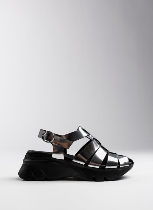 scarpe sandali-sportivi hispanitas x juan vidal argento - hispanitas