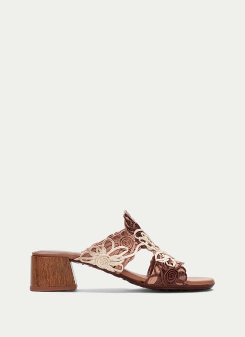 schuhe sandalen tulipan natural - hispanitas