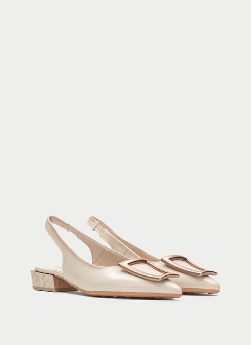 scarpe senza-tacco lila panna - hispanitas