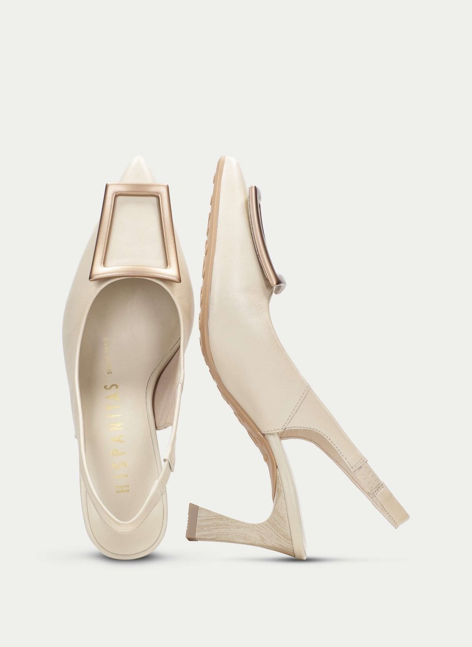 slingback giorgia cream