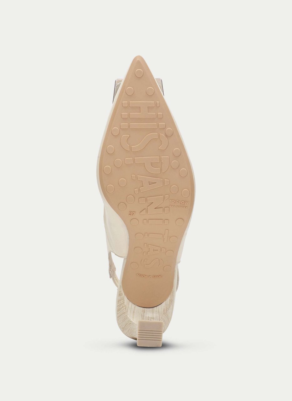 slingback giorgia cream
