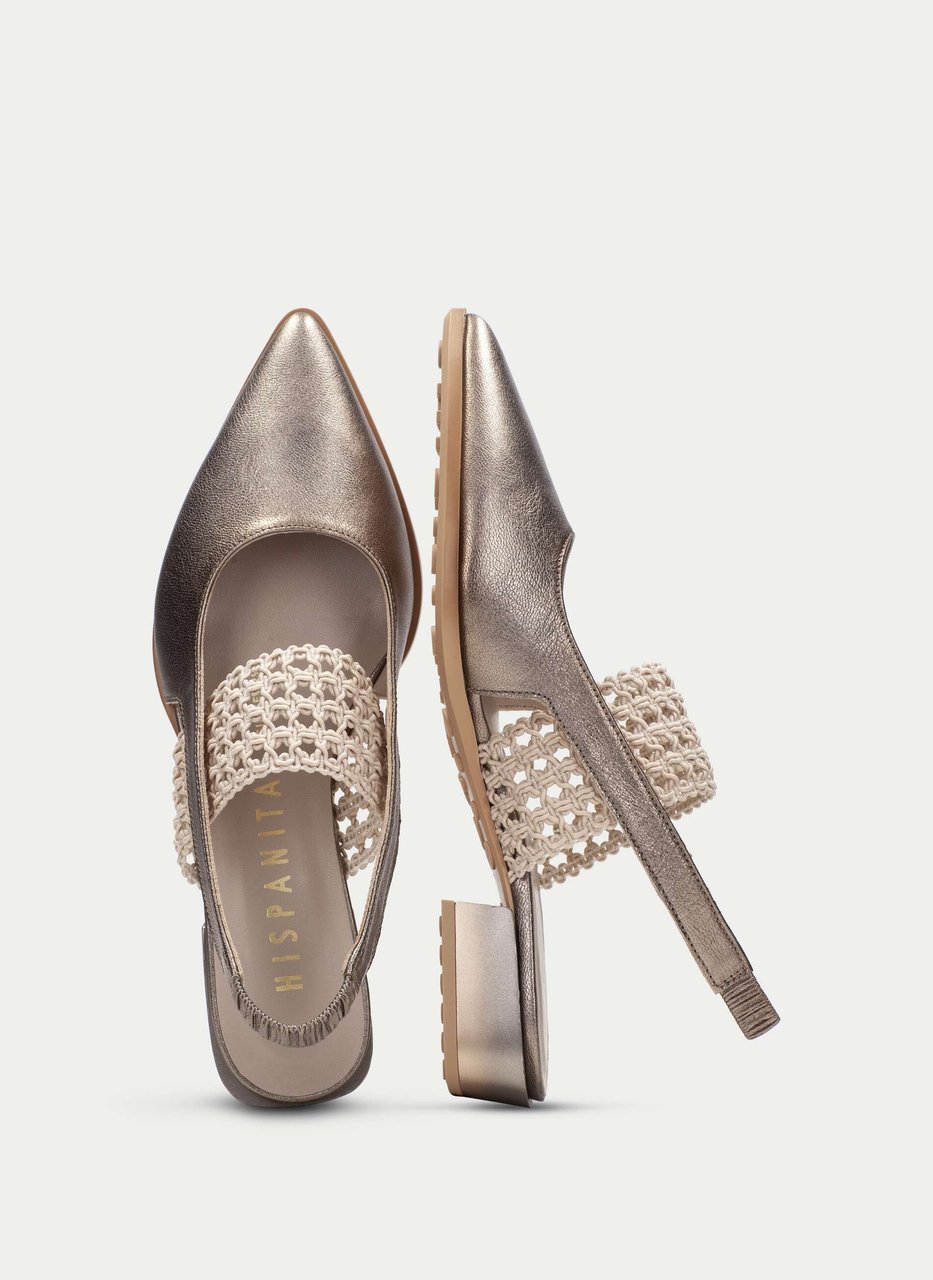 slingpump turin metal-taupe
