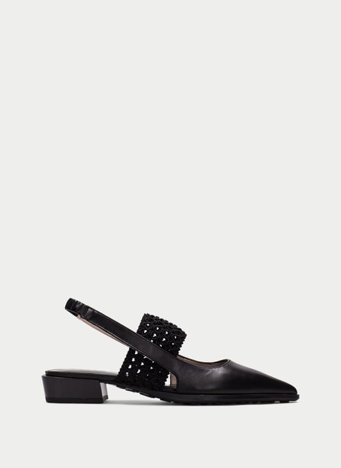 scarpe senza-tacco turin nero - hispanitas