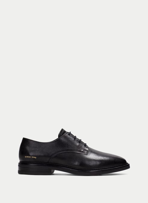 zapatos blucher lincoln negro - hispanitas