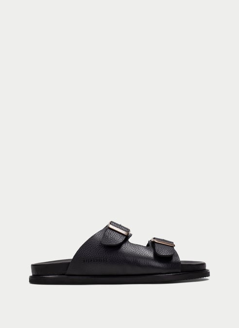 zapatos sandalia montmelo negro - hispanitas