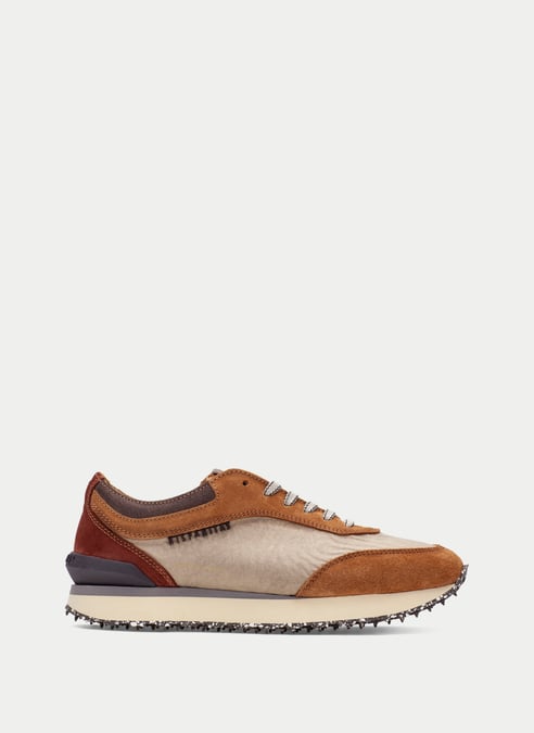zapatos deportivo daytona cuero-beig - hispanitas