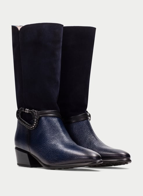 outlet bota verona azul - hispanitas