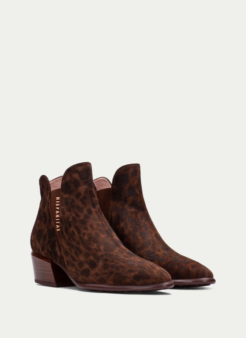 outlet botín verona leopardo - hispanitas