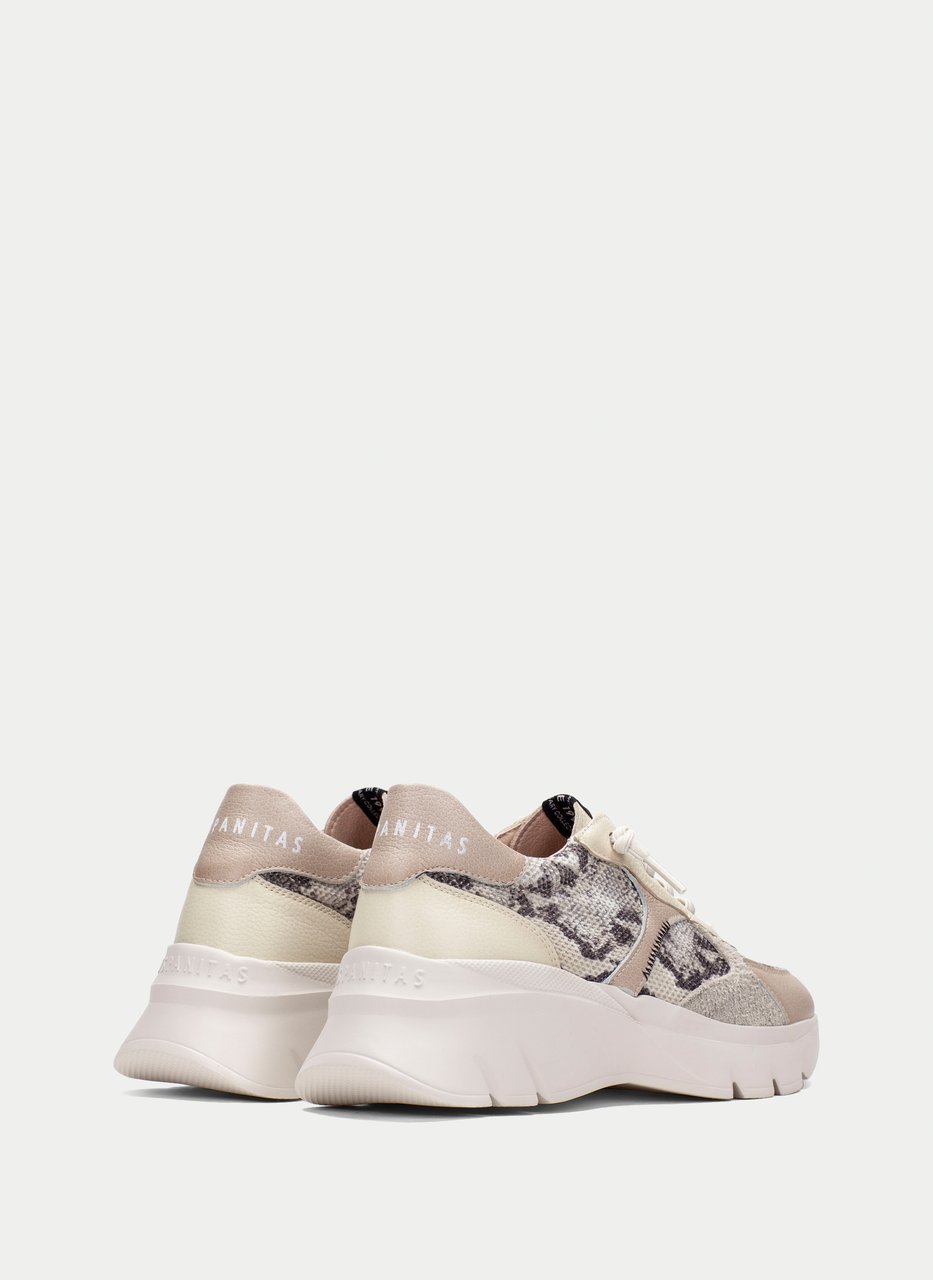 sneaker habana python-taupe