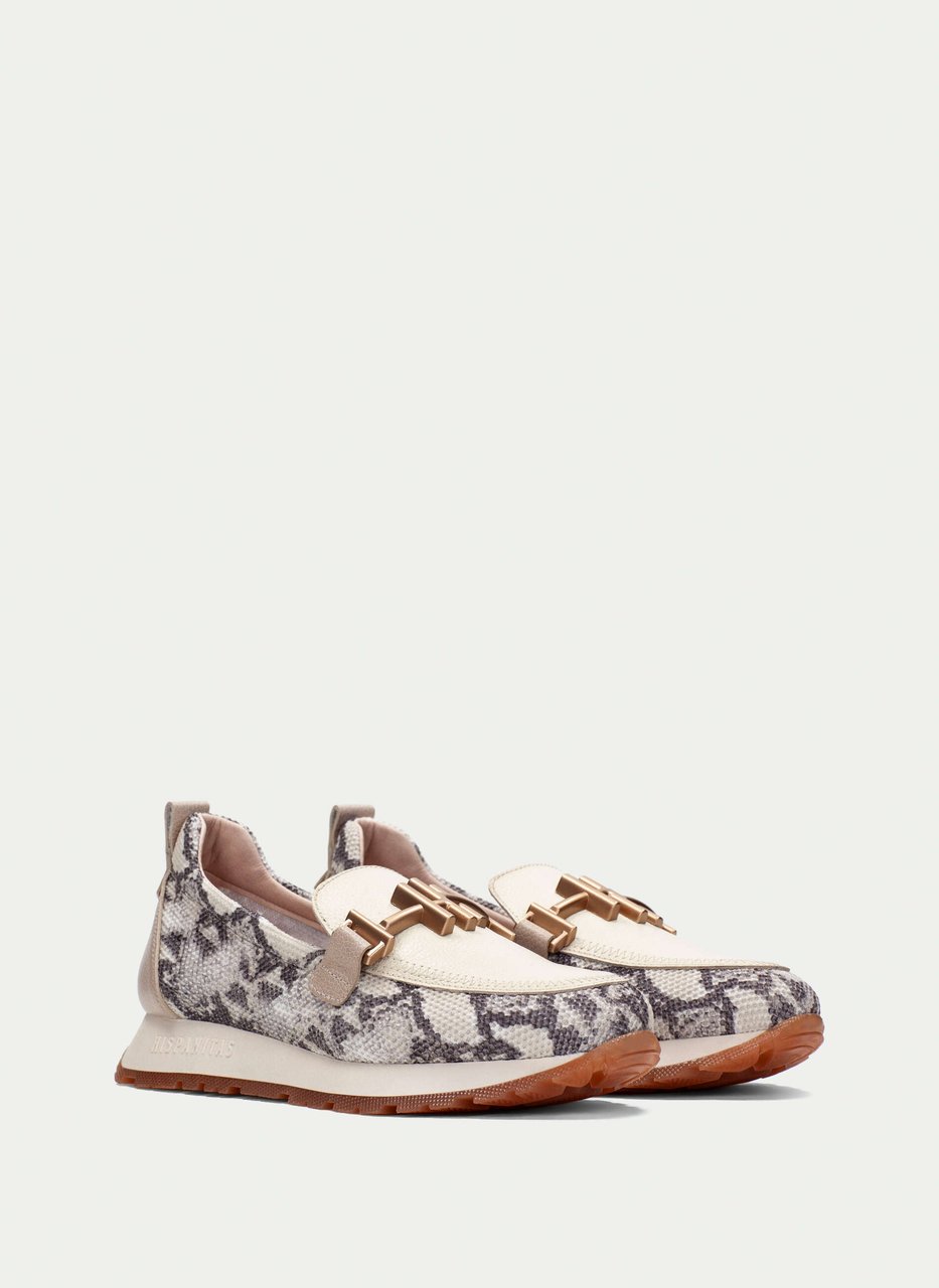 mokassin sport kansas python-taupe
