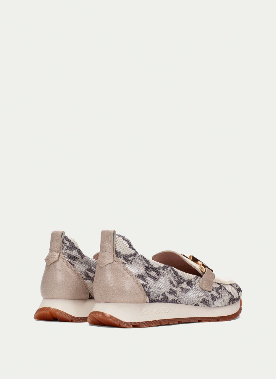 mokassin sport kansas python-taupe
