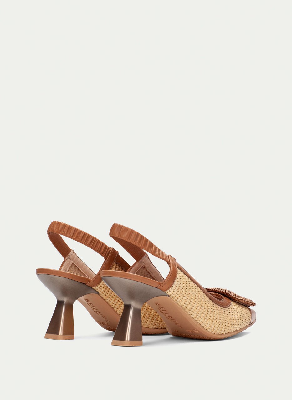 slingback nova couro