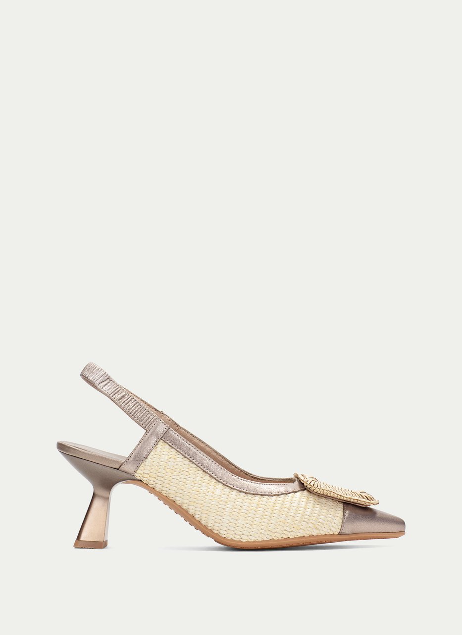 slingback nova latte-champagne