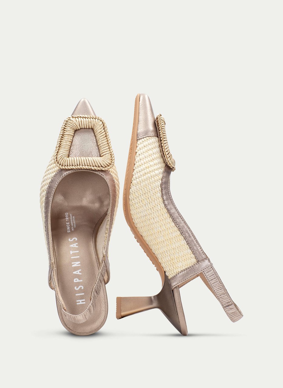 slingback nova latte-champagne