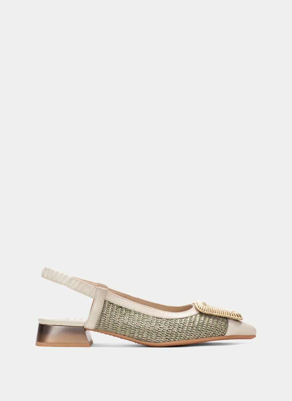 slingback dali latte-eucalipto