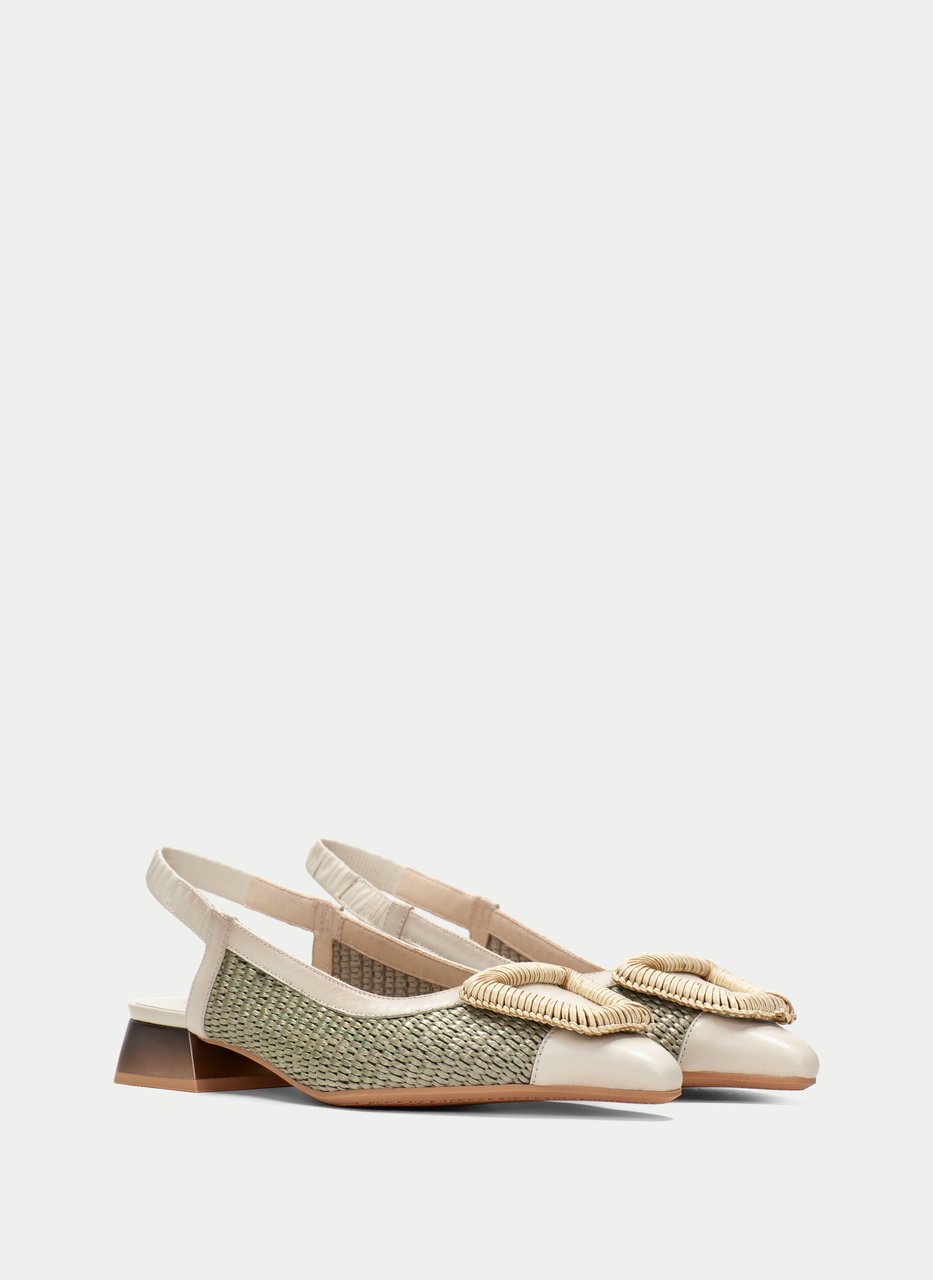 slingback dali latte-eucalipto