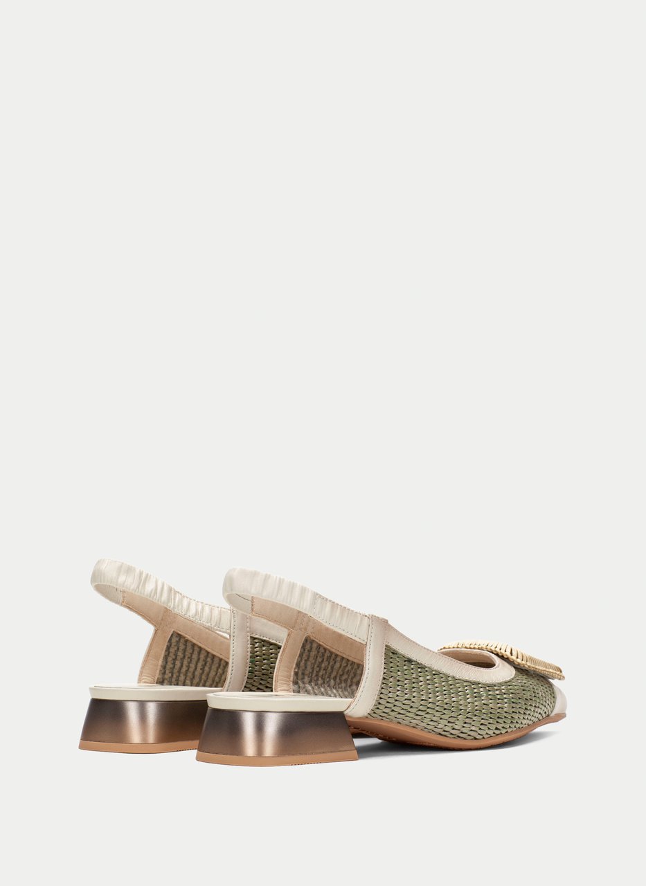 slingback dali latte-eucalipto