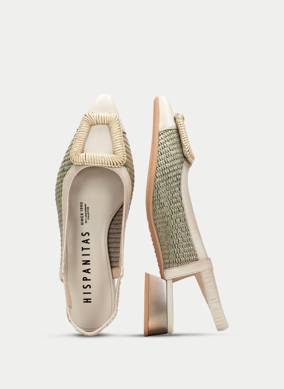 slingback dali latte-eucalipto