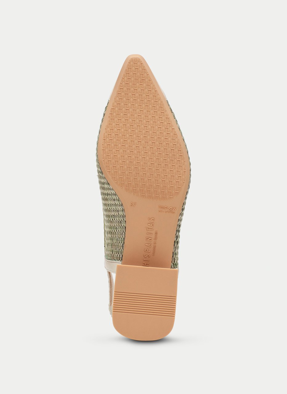 slingback dali latte-eucalipto