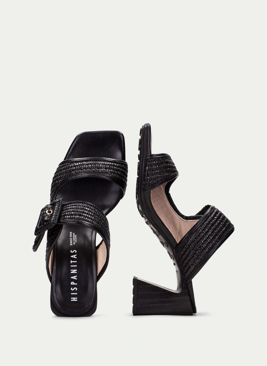 sandali slingback miami nero