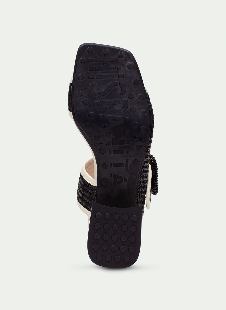 sandali slingback dallas nero-latte