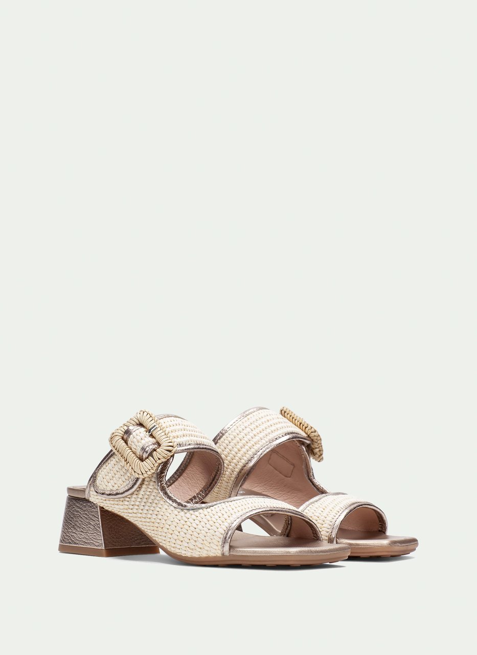 sandali slingback dallas latte-champagne